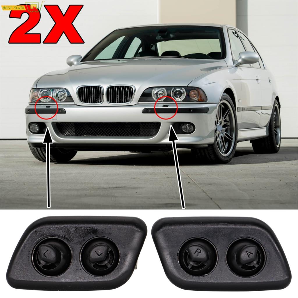 Buse de lavage de phare gauche droite, 2 pièces, pour BMW série 5 E39 525i 525iT 528i 528iT 530i 540i 540iT 61678360662 61678360661