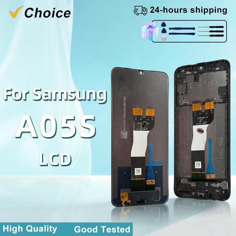 6.7 "para samsung a05s a057 lcd a057f a057m tela de exibição digitador assembléia para samsung galaxy a05s a057f/ds peças reposição