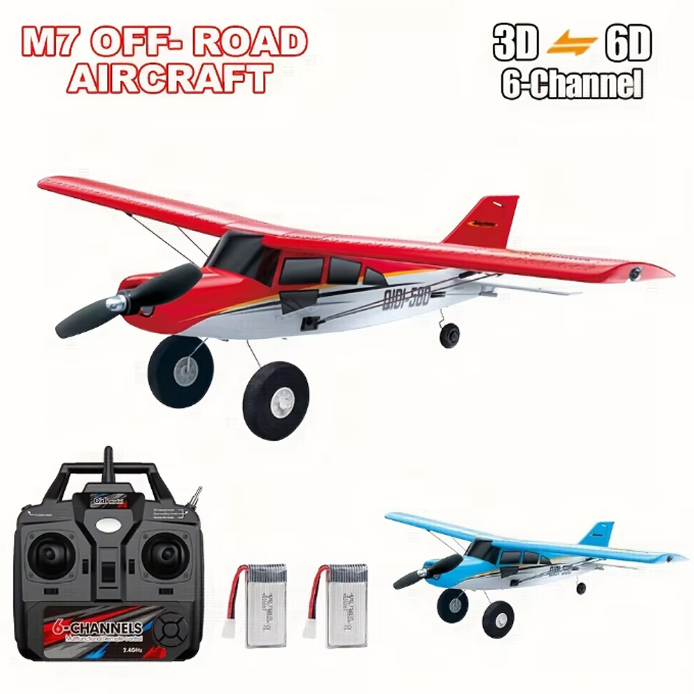 Qidi560-Avion RC tout-terrain pour enfants, jouets en mousse EPP, ailes de partenaires sans balais, avion télécommandé, modèle d'avion, Moore M7, 4CH