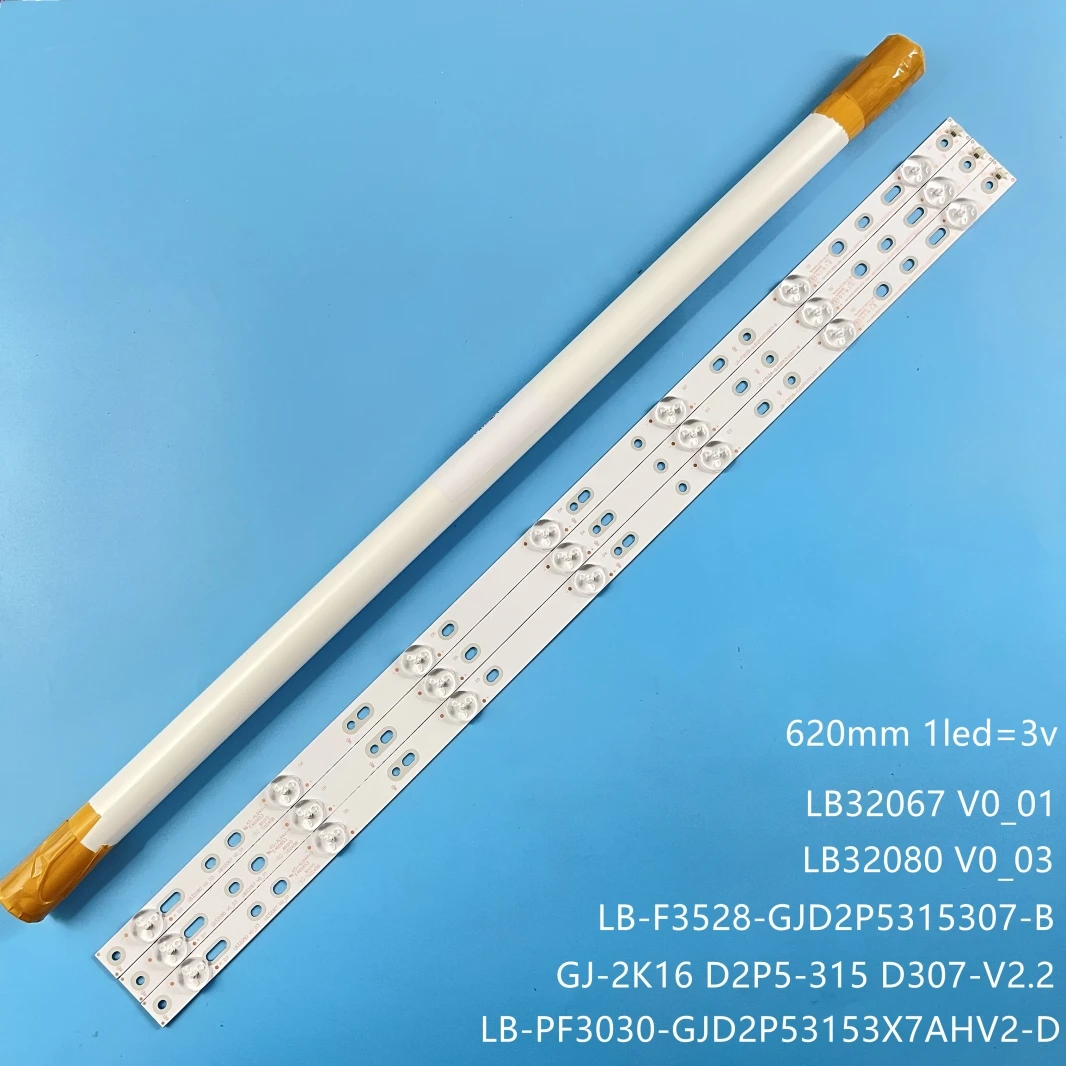 TV Verlichting 32PFS6402/12 32PFT4309/60 32PFT5300/60 LED Bar Backlight Strip Lijn Heerser GJ-2K15 D2P5 D307-V1 V1.1