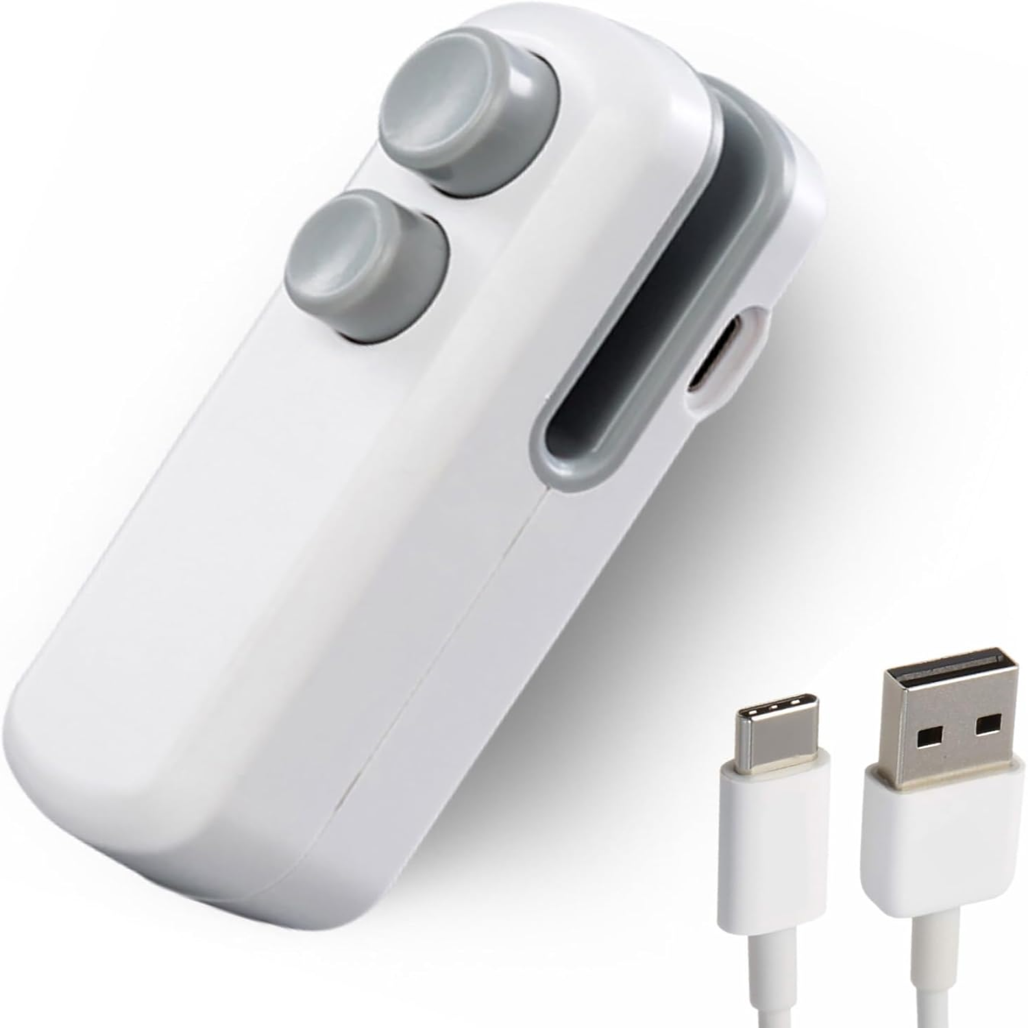 Mini bolsa, sellado térmico de bolsas 2 en 1 con imán, bolsa recargable de USB-C, Mini máquina reselladora de bolsas para aperitivos de bolsas de plástico