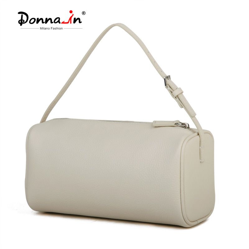 Bolsa de Ombro Feminina DONNAIN em Couro Legítimo Mini, para Festa e Uso Diário, em Couro Bovino de Grão Integral, Versátil para Todas as Ocasiões