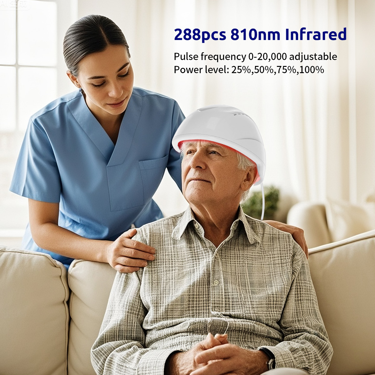 Suyzeko photobiomodulation 810nm casque cérébral PBM proche infrarouge lumière Neurofeedback casque Circulation sanguine prévention des accidents vasculaires