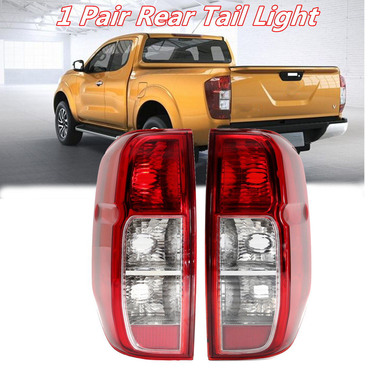 Luzes traseiras para carro, luz traseira para nissan navara d40 2005-2015, esquerda/direita, lado do passageiro, luzes de ré