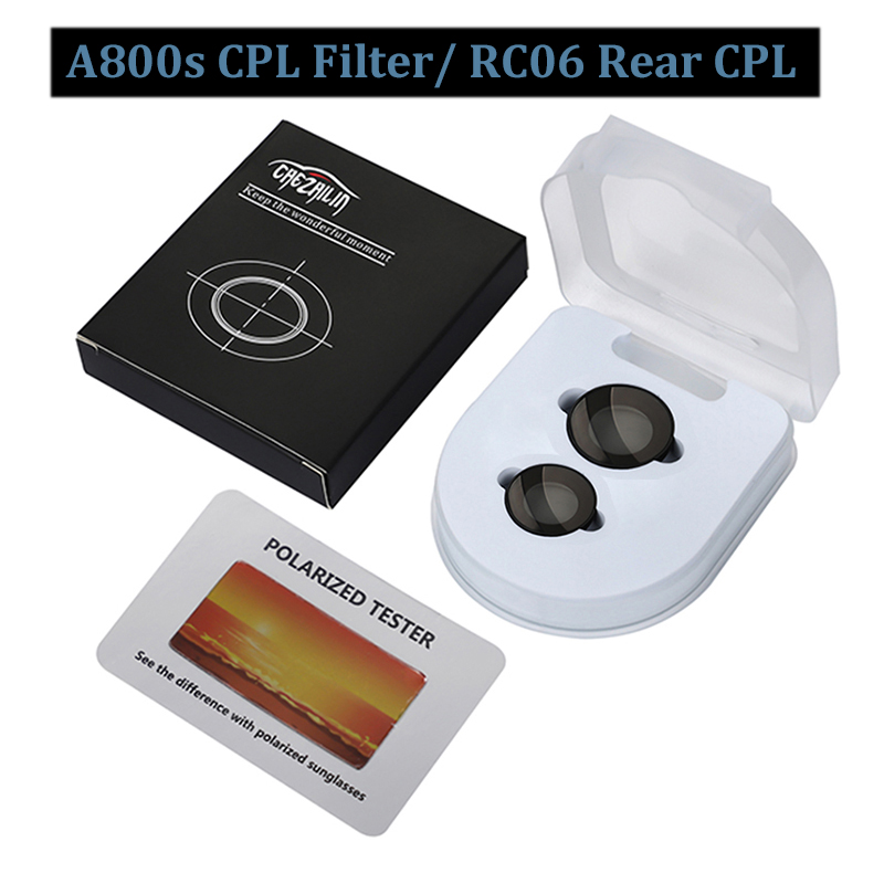 Для 70mai Dash Cam 4K A800s CPL-фильтр или RC06 Задняя камера CPL-фильтр для 70mai A800s Набор аксессуаров Статическая наклейка