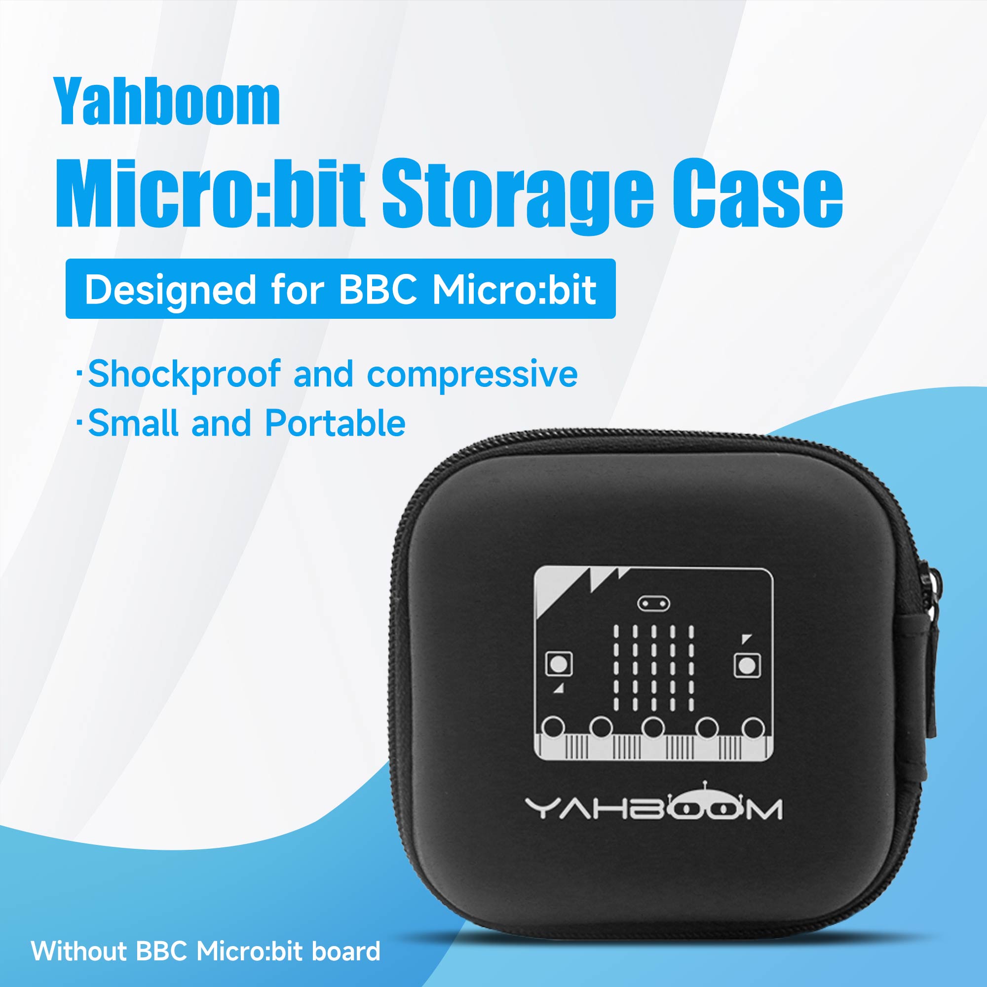 Черный прочный и водонепроницаемый накопитель держатель для BBC MicroBit V2 V1.5 плата с поддержкой места AAA Батарея Micro USB кабель