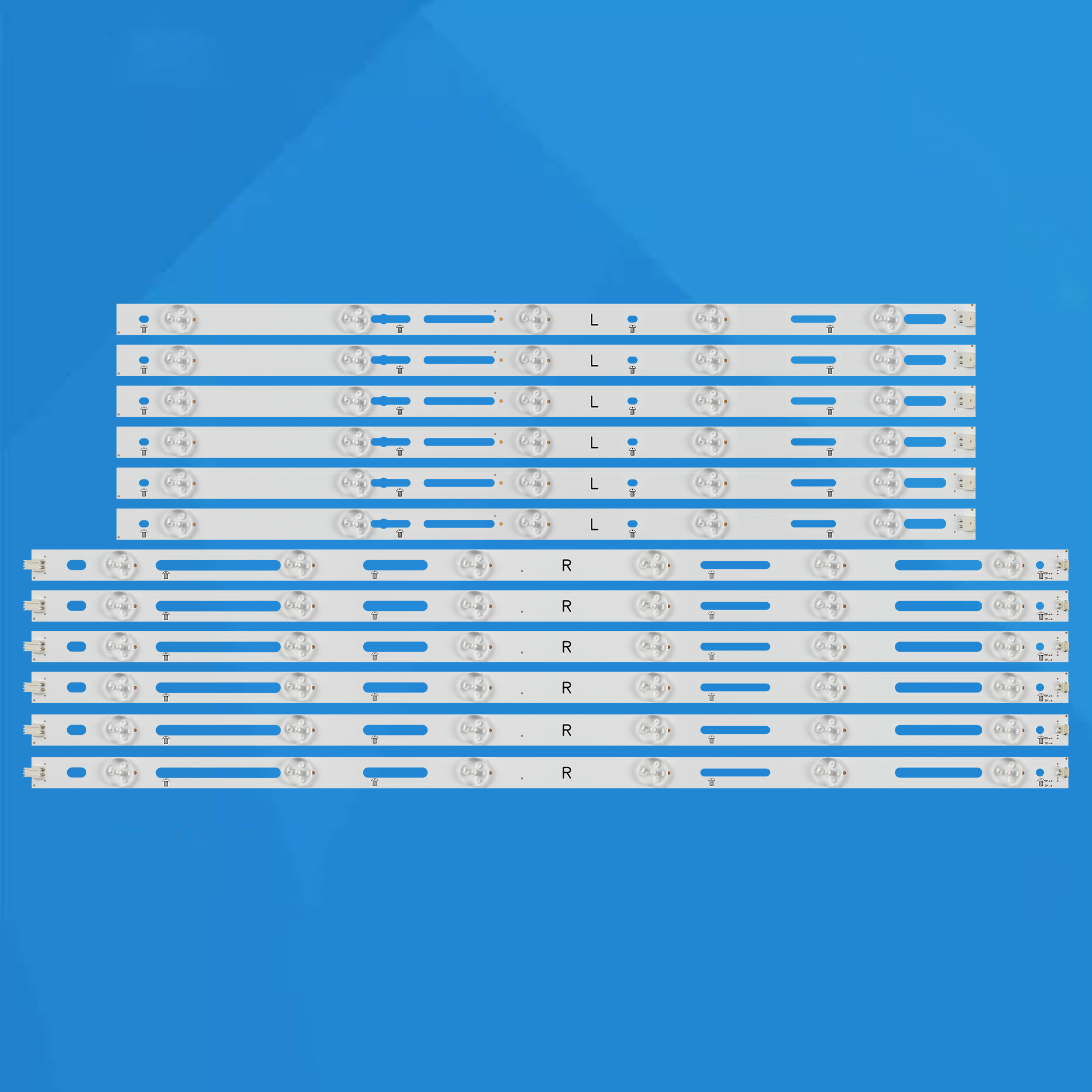 Kit de luces LED para televisor PHILIPS, nuevo Kit de 12 piezas para TV PHILIPS 50 50PFT4309 88 50PFH4509 50PFH6550 50PFH4509 88 50PFT4309 12 LE50D6660 80 GJD500611001-X3-L R