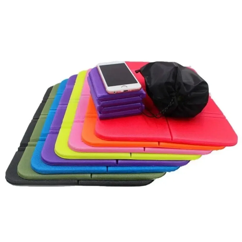 6-Farben-Schaum-XPE-Klappkissen, Strand, Camping, tragbar, feuchtigkeitsbeständig, Matten, Outdoor, tragbar, wasserdicht, kleine Picknick-Pad