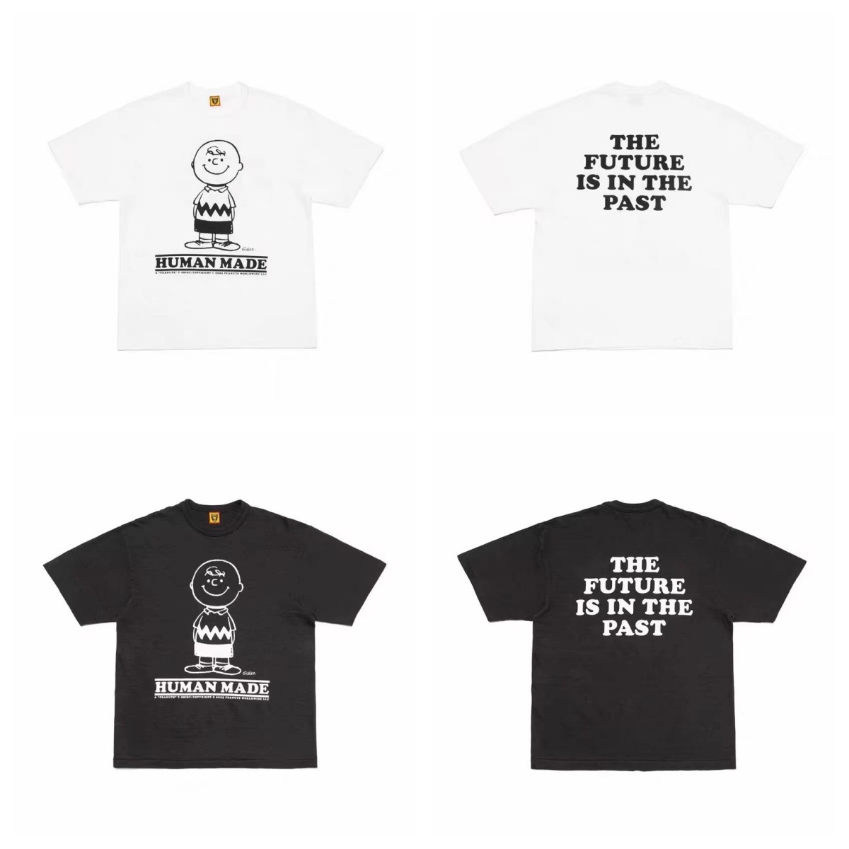 Nuova Collezione 2026 HUMAN MADE: T-shirt in Cotone Slub con Stampa Carina, Vestibilità Larga, Stile Vintage, per Uomo e Donna