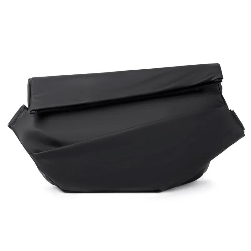 Functionele crossbodytas voor heren, waterdichte messengertas met magnetische gesp, borsttas met grote capaciteit voor dagelijks woon-werkverkeer en fietsen