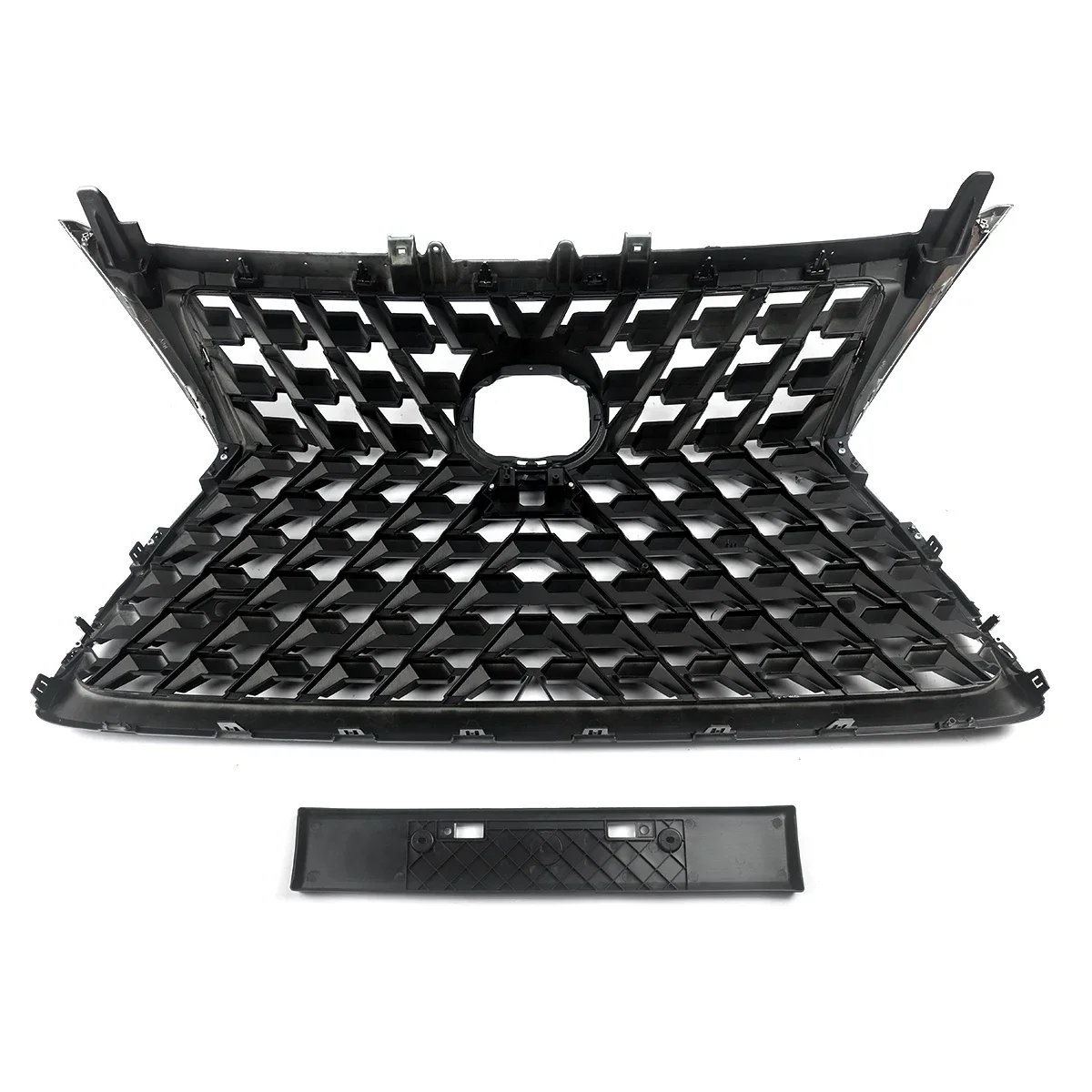 Na lata 2014-2022 GX460 Luksusowy grill przedni górny grill w kolorze czarnym błyszczącym