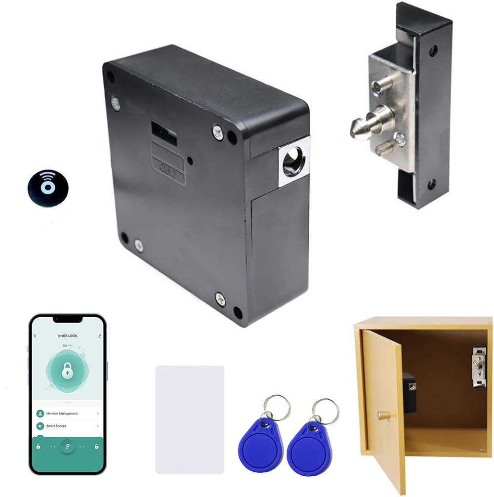 Tuya APP Smart NFC elektronische sloten voor lade Verborgen kaartslot voor houten kast Kast Pantry Meubilair Bestand Lades Slot
