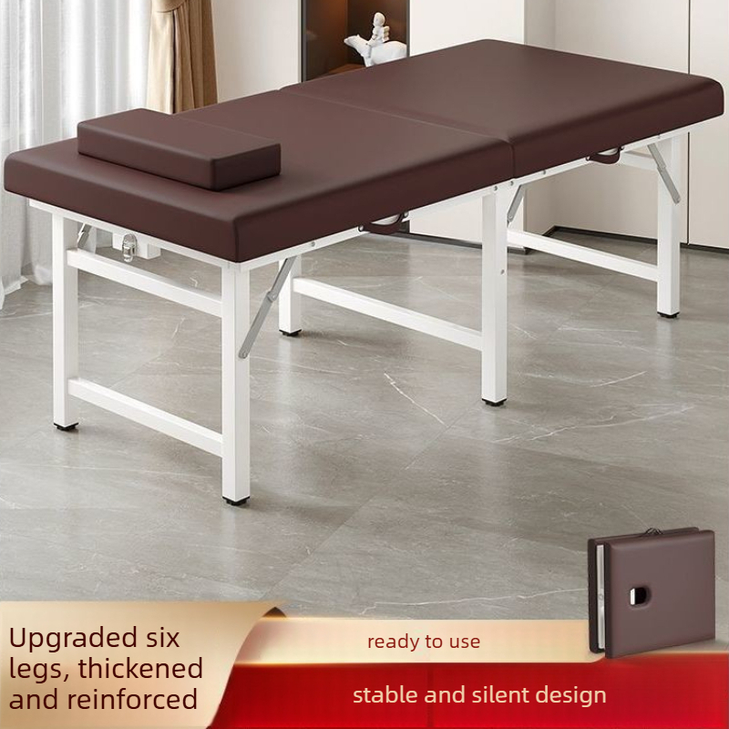 Cama de masaje plegable, camas de belleza, salón de belleza, camas de tratamiento tradicionales especiales, cama de tatuaje de acupuntura portátil para el hogar
