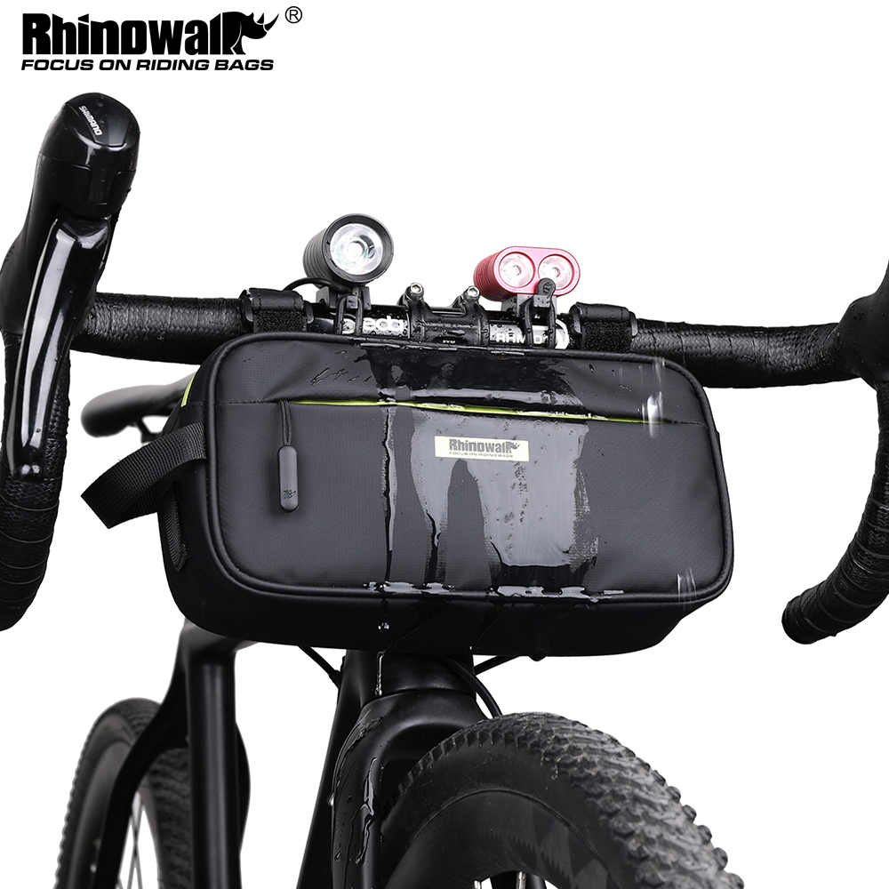 Rhinowalk กระเป๋าติดจักรยานกันน้ำ, กระเป๋าใส่ของอเนกประสงค์แบบพกพาอุปกรณ์จักรยานกระเป๋าสะพายไหล่
