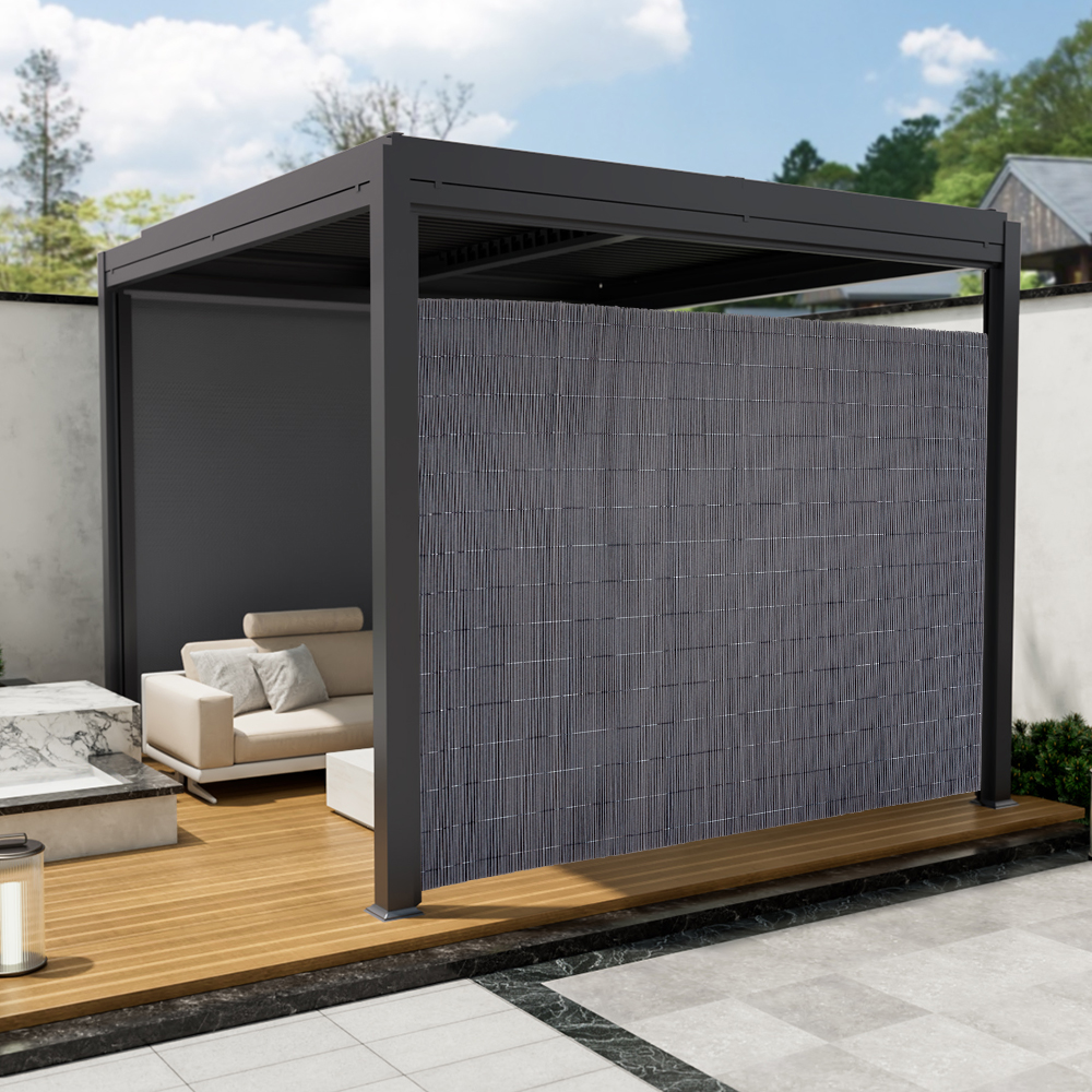 【Breeins】 Panneaux d'écran de clôture de confidentialité bloqués solaires, clôture de confidentialité en PVC, panneaux d'écran bloqués solaires, bandeau pour balcon pour garde