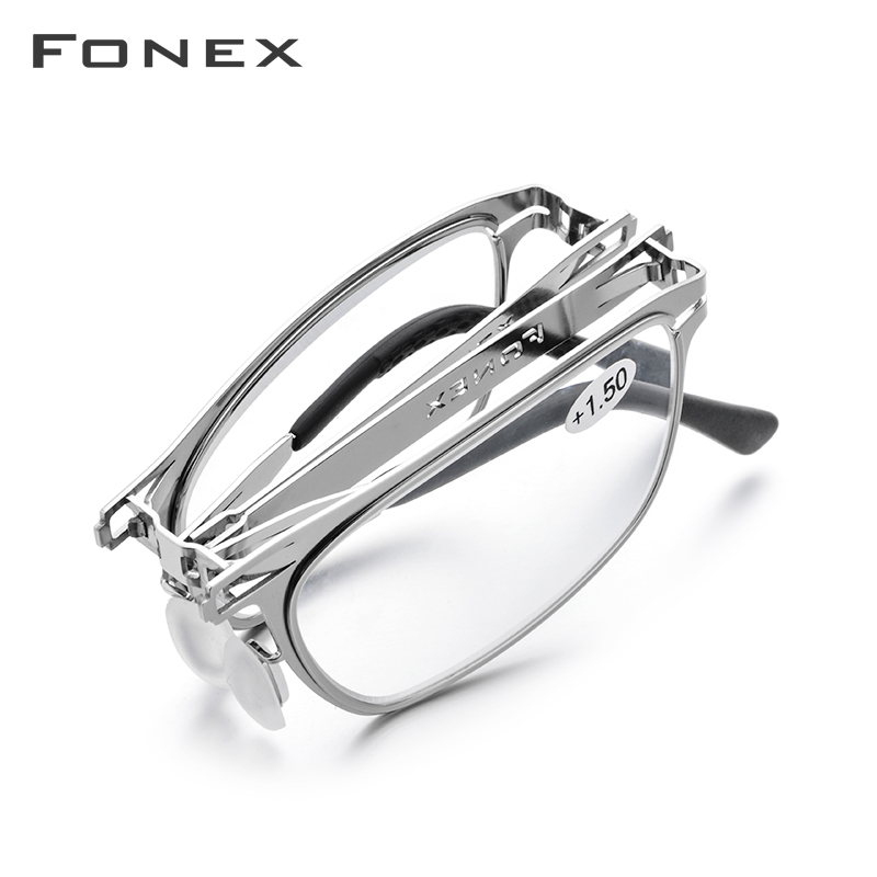 FONEX  Очки для чтения складные без винтов, для мужчин и женщин, LH012