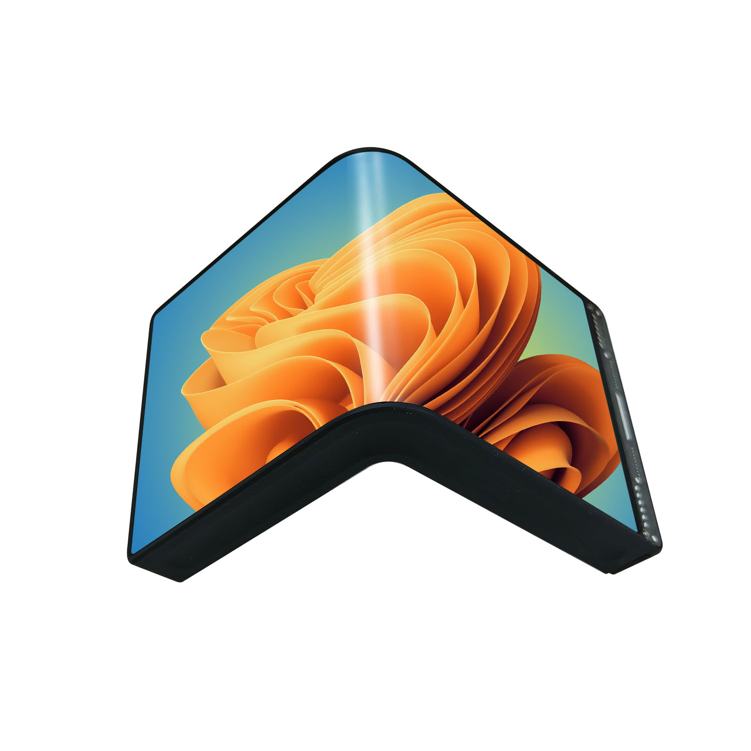 6,5-calowy elastyczny wyświetlacz AMOLED, 360-stopniowe chłodzenie wodne, zakrzywiony ekran, monitorowanie obudowy, monitor dodatkowy, wideo 3D, 2K, giętki.