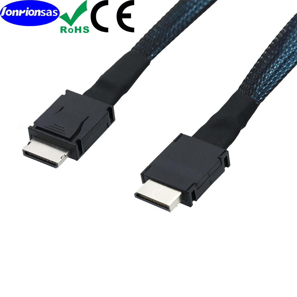 OcuLink PCIe PCI-Express SFF-8611 4i ke OcuLink SFF-8611 4I SSD Data Active Cable 0.5m/1.0m