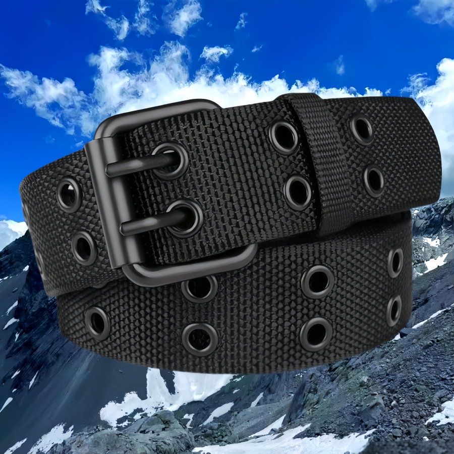 Nuevo cinturón de tela de nailon transpirable para hombre, cinturón deportivo para exteriores, hebilla, pantalones, cinturón vaquero, cinturón táctico para hombre