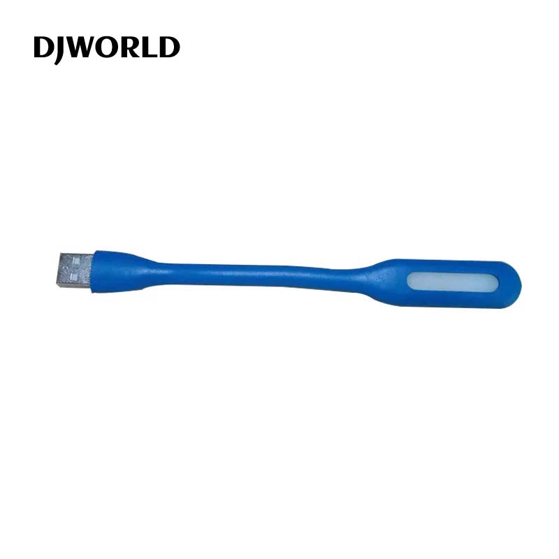 USB фонарь яркий 1,2 Вт, креативная лампа, Синий Гибкий металлический корпус для ноутбука, USB фонарь складной