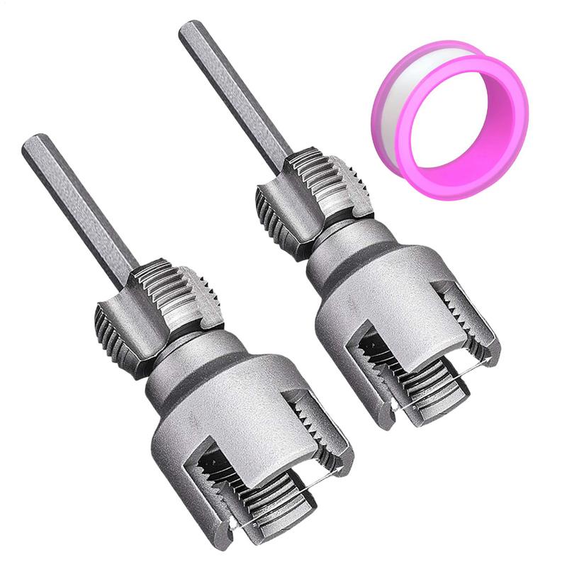 Ferramenta de rosqueamento de tubos de pvc, 3/4, cortador interno externo, 1/2 e 3/4 dados para tubo de água, broca elétrica, mangueira de jardim, casa