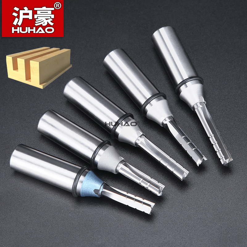HUHAO Прямая фреза 1/2 хвостовика Tct, дерево, МДФ, резьба, обрезка, долбежная фреза с ЧПУ, твердосплавная концевая фреза, деревообрабатывающий инструмент