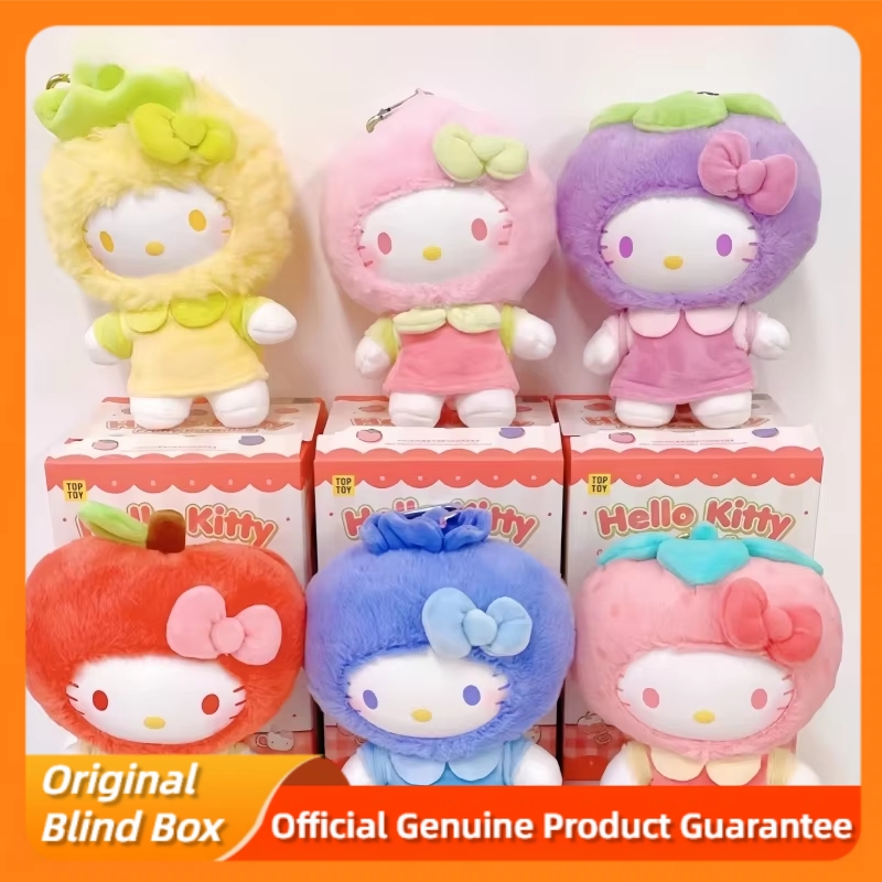 Подлинная серия Hellokitty Fruity Paradise, слепая коробка, милая виниловая сумка, подвеска, кукла Tide, игровая игрушка, загадочная коробка, детский подарок на день рождения