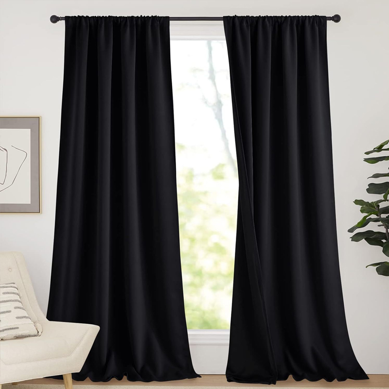 Alta sombra impermeável isolamento térmico cortinas ao ar livre indoor cortinas de porta decoração casa jardim