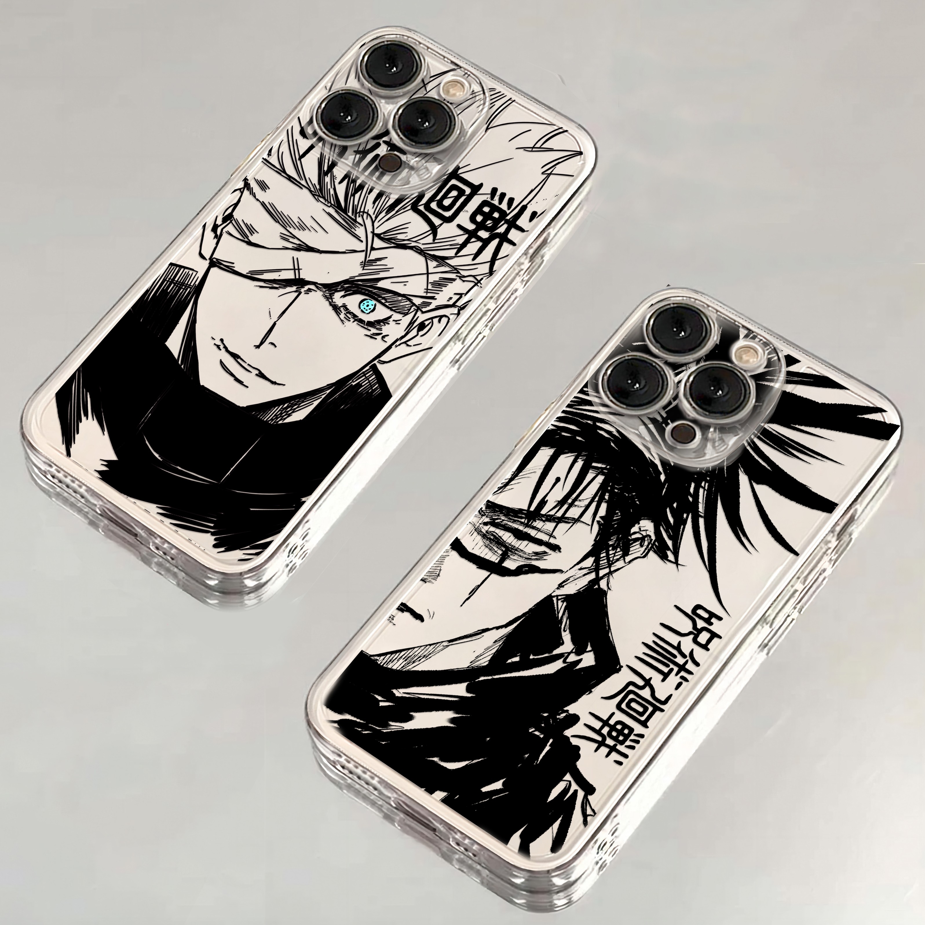 Nowy 2024 Anime Jujutsu Kaisen Hot Phone Case dla iPhone 16 15 14 13 12 11 Mini Pro Max X XR XSMax 7 8 Plus SE Transparent Cover