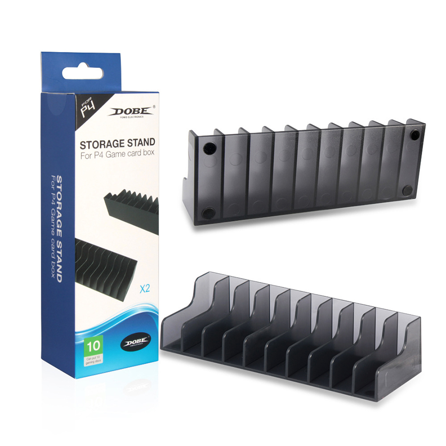 Juego de 2 uds de discos de CD para Playstation4 PS4 PS5, soporte de exhibición de almacenamiento, accesorios para PS4 Slim Pro, caja de disco de juego