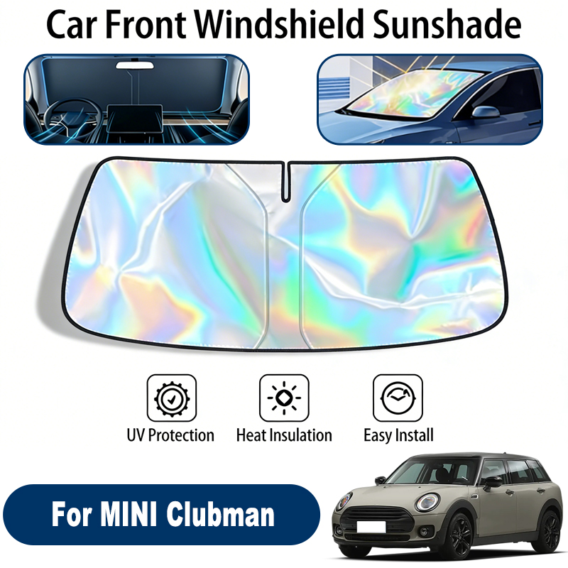 กระจกรถยนต์ม่านบังแดด UV แผ่นบังแดดสะท้อนแสงสำหรับ MINI Clubman R55 F54 2007-2026