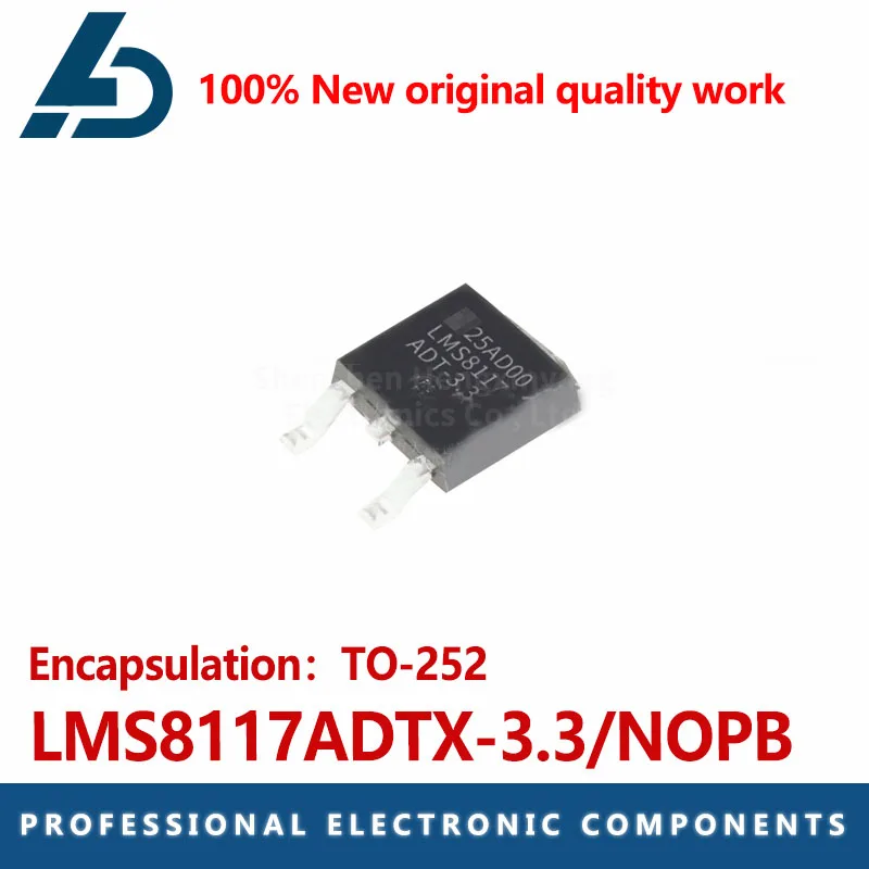 Paquete regulador lineal LMS8117ADTX-3.3/NOPB a-252 3,3 V 1A