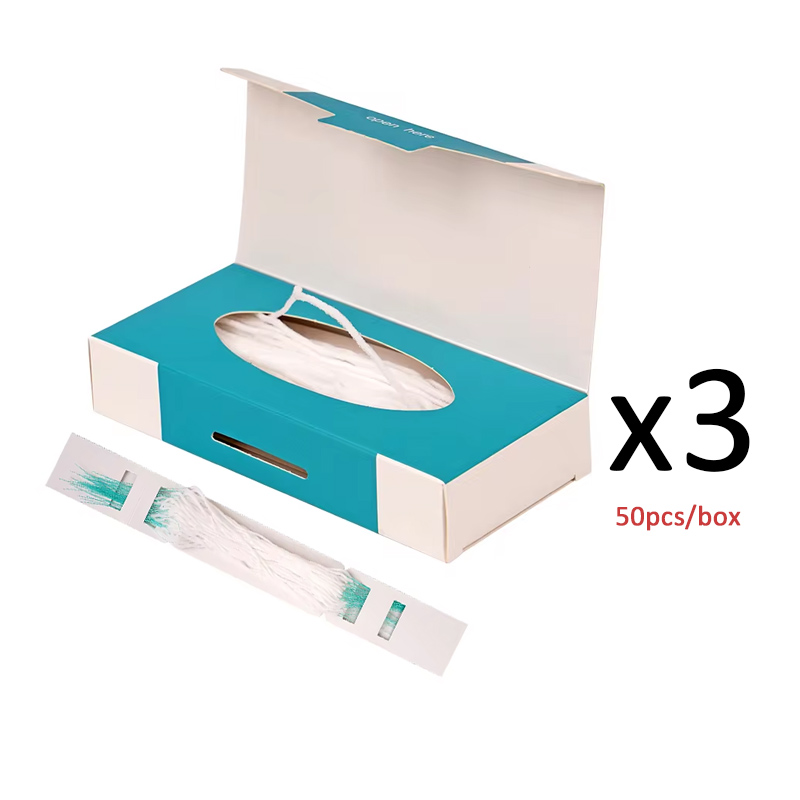 3box Toothpick Tool Floss Threaders Tooth Floss Holders Between Orthodontic Braces Bridge Hilo Dental Oral Clean