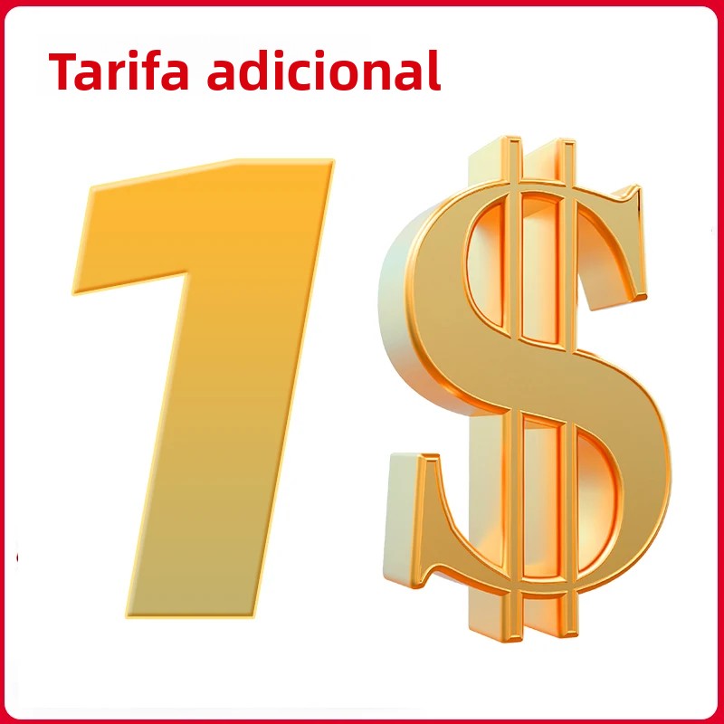 Cargo adicional de $1 para recarga de saldo del pedido, tarifas de envío o servicios personalizados