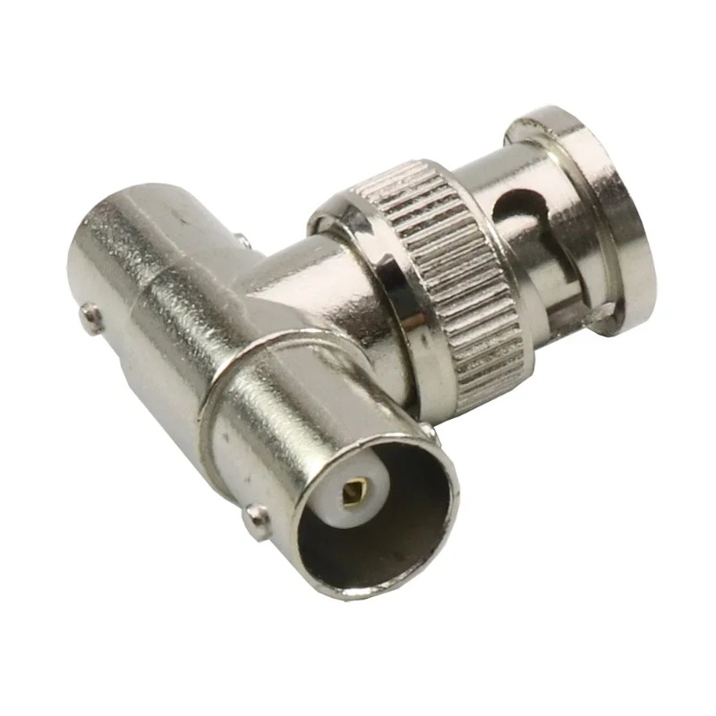 5 uds BNC T adaptador conector divisor acoplador 1 macho a 2 hembra CCTV Jack enchufe Cables de transmisión