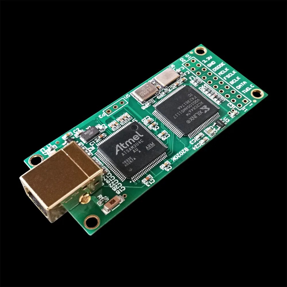 Nvarcher – italie Amanero combo 384, interface numérique USB IIS C3391, mise à niveau, oscillateur à cristal, prend en charge DSD512 32bits/384khz