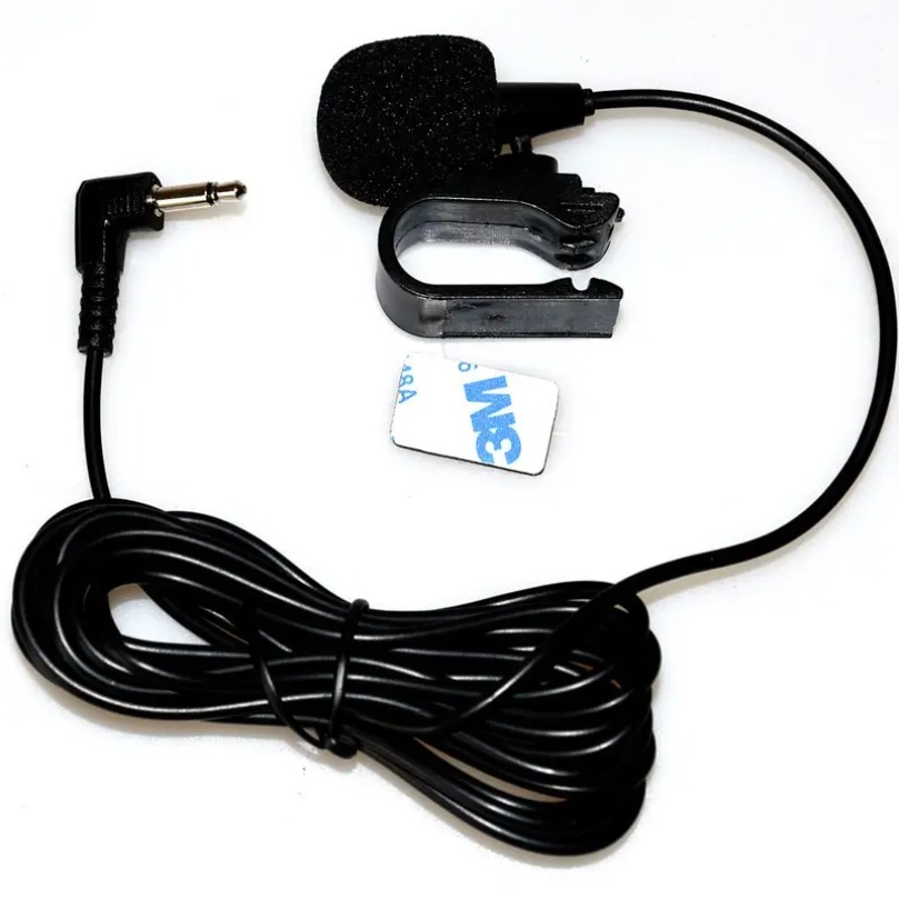 Mikrofon samochodowy z wtyczką 3.5mm, klips, mikrofon stereo mini przewodowy, zewnętrzny mikrofon do radia samochodowego DVD dla profesjonalistów
