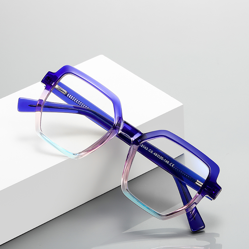 VICKY Oversise femmes myopie lunettes de Prescription hypermétropie lunettes de lecture Anti lumière bleue optique lunettes cadre PFD2143