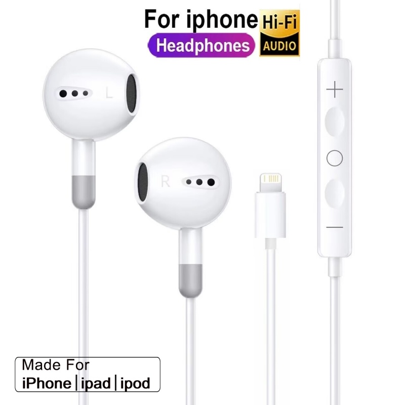Originele bedrade oordopjes voor iPhone 17 16 15 Pro Max In-Ear oortelefoons 14 13 12 hoofdtelefoons voor Samsung Xiaomi headsets accessoires