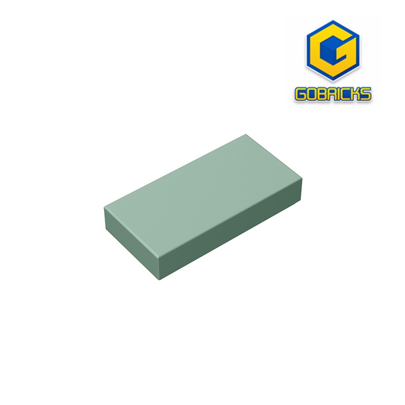 Gobricks GDS-566กระเบื้อง1X2พร้อมร่องเข้ากันได้กับ Lego 3069 30070ชิ้นเด็ก DIY บล็อกตัวต่อการวิเคราะห์