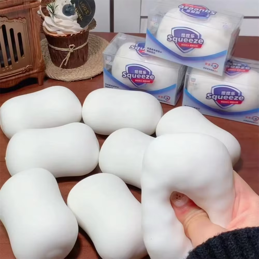 Interessant zintuiglijk speelgoed Vervormbaar knijpspeelgoed Handgemaakt vingerknijpspeelgoed Creatief decompressie DIY Decompressiespeelgoed voor volwassenen