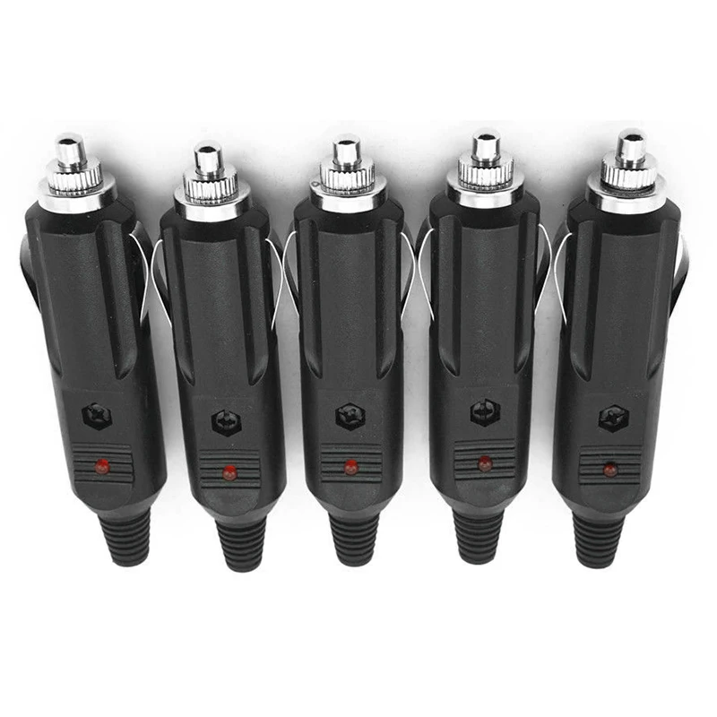 5 stücke 12 V Zu 24 V Auto Zigarette Leichter Stecker Sicherungen 5A Mit Led-anzeige Stecker Power Ladegerät Adapter stecker Sicherung Konverter Stecker