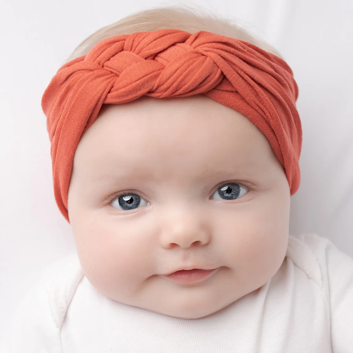Diademas de nailon para niñas, turbante elástico, accesorios para el cabello para niños pequeños y bebés
