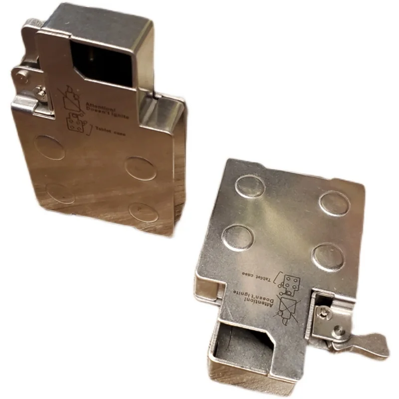 EDC Stainless Steel Insert Portable Candy Chewing Gun Medicine Box Storage Multifunction EDC Tools