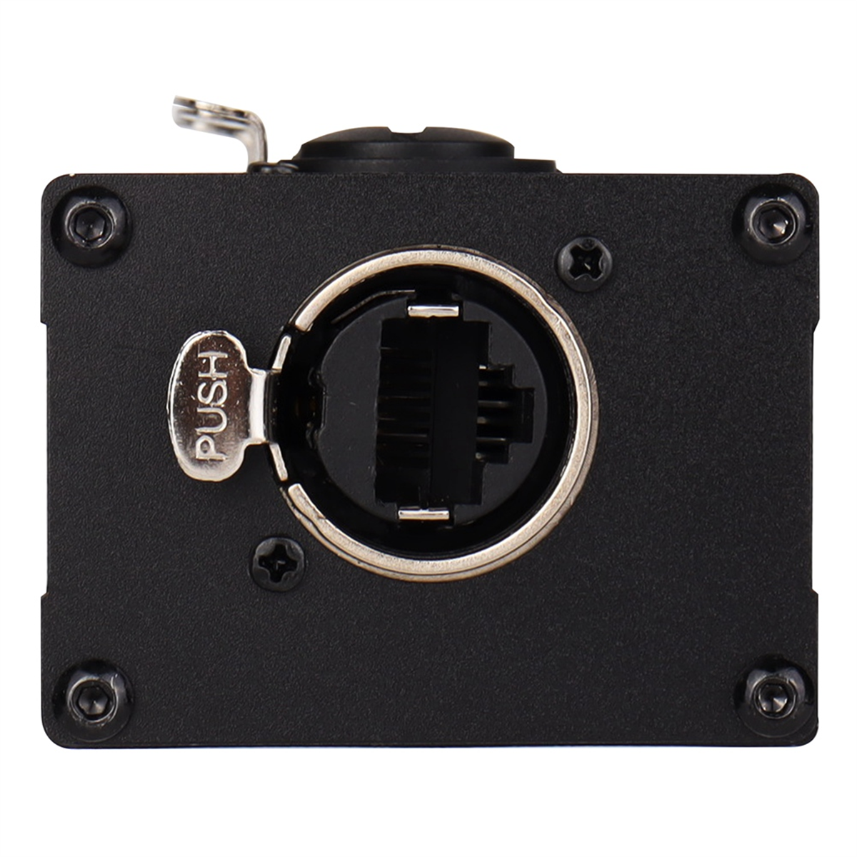 Mais novo 1 par de 4 canais 3 pinos xlr ou 6.3mm áudio e dmx sobre extensor de cabo de rede, extensor de sinal de rede dmx512 macho + fêmea