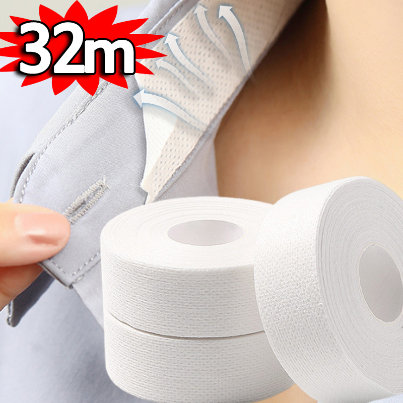 8/32M หมวกเสื้อ Anti-สกปรก Grime Protector Fixing สติกเกอร์ Self-กาวทิ้งเทปรีดเทปดูดซับเหงื่อ