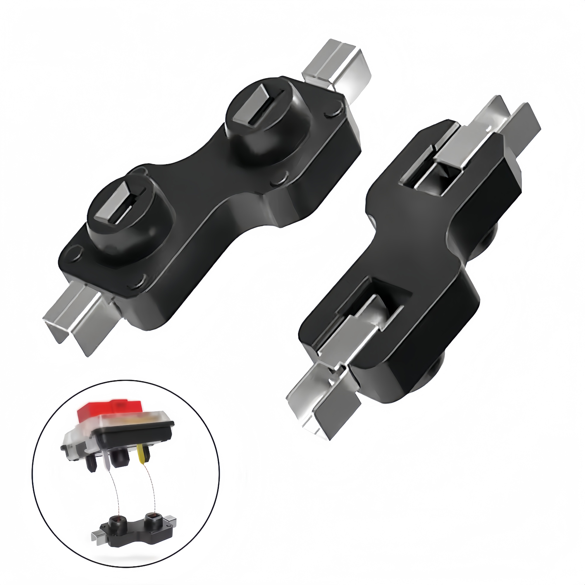 Kailh - Zócalo de perfil bajo intercambiable en caliente para interruptores de perfil bajo 1350 Choc, zócalo de PCB, teclado mecánico personalizado, DIY CPG135001S30