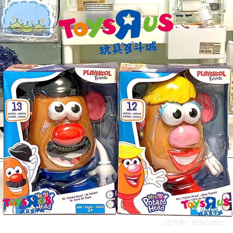 Hasbro Cartoon Anime Mr. und Mrs. Potato Head Actionfigur mit Pflanzen, zusammengebautes Figurenmodell, Spielzeug, Sammlerstücke, Geschenke