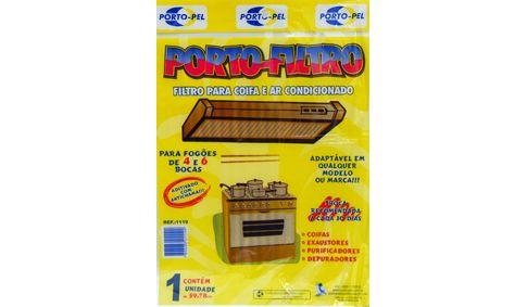 MANTA FILTER P/ COIFA C/ 1UN WHITE 59X78CM PORTO-PEL (COD.1119A)