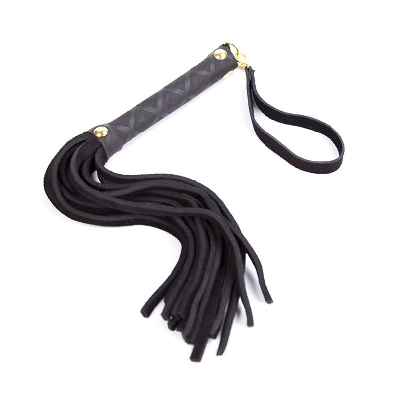 Couro Genuíno Mini Cavalo, Equitação Colheita Flogger Paddle, Slapper Cavalo Treinamento Adestramento Chicotes, 4 Cores, 27cm
